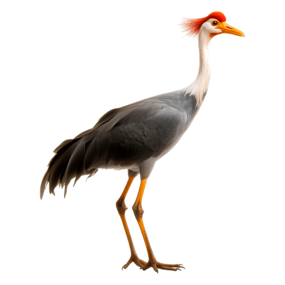Majestic Bird with Colorful Beak and Elegant Plumage in Nature png