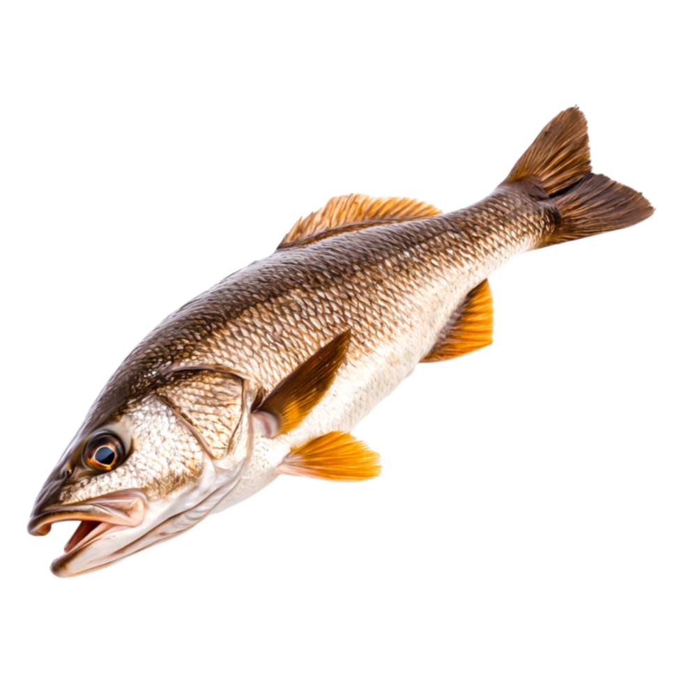 Freshwater Fish with Unique Pattern and Vibrant Colors on png