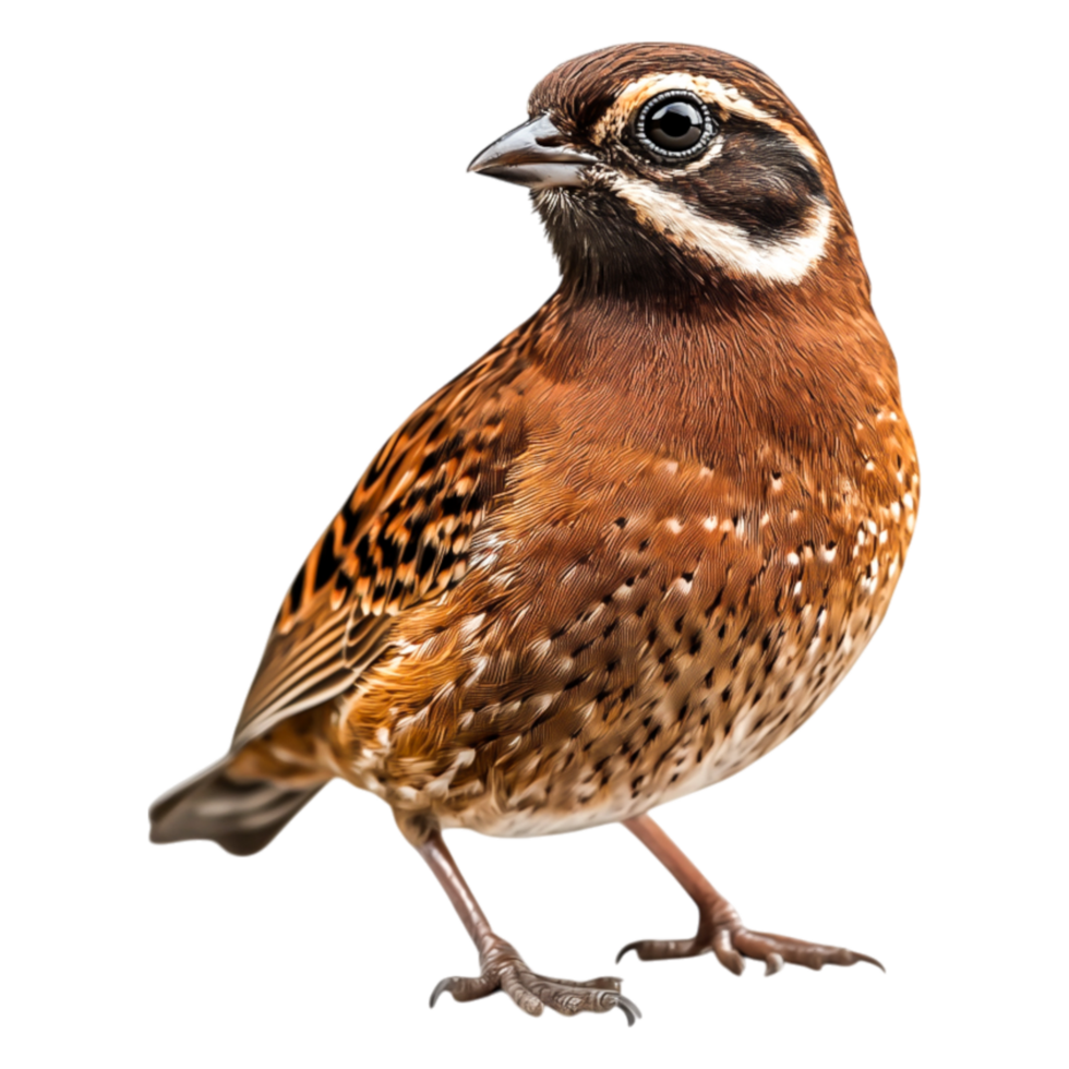 Beautiful Brown Bird with Striking Details and Vibrant Feathers png