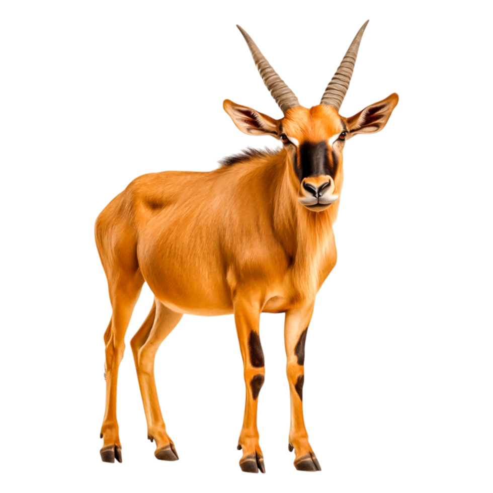 Majestic Antelope Standing Proudly on Isolated png