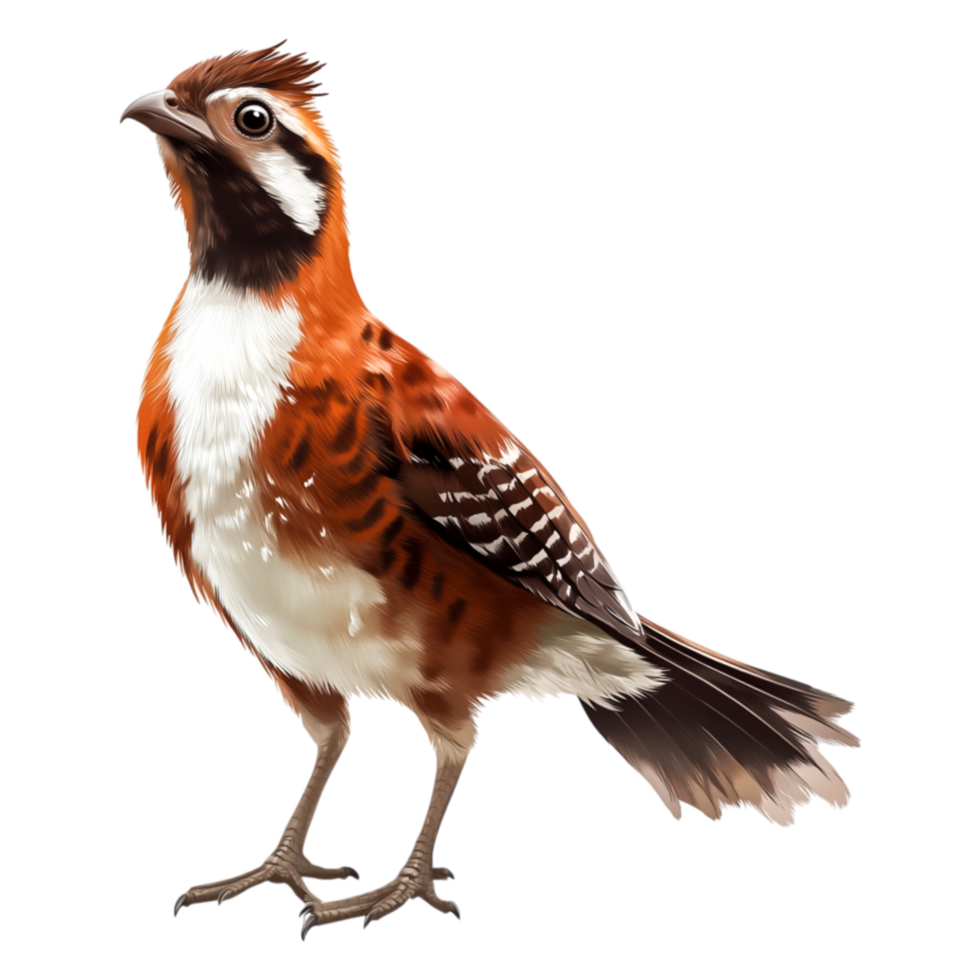 Vibrant Sparrows Perched on Branch with Lush Green Background png
