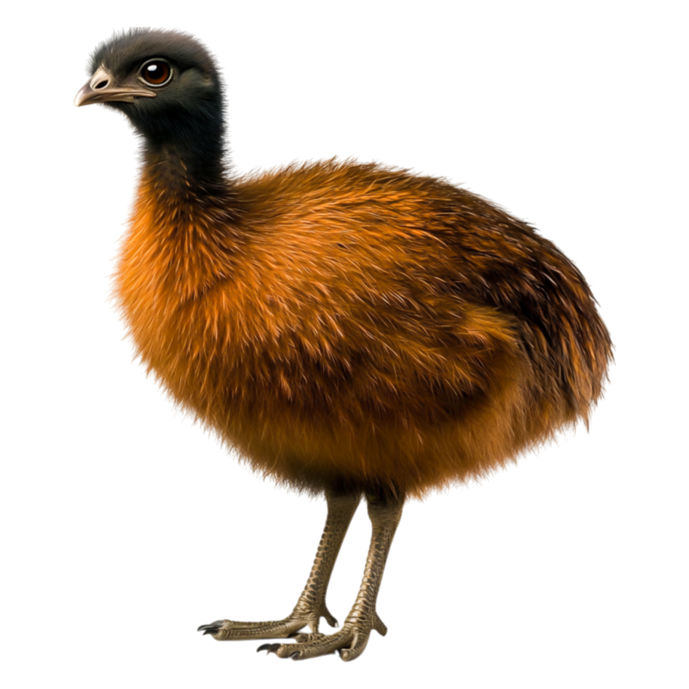 Colorful bird standing on one leg in natural habitat environment png