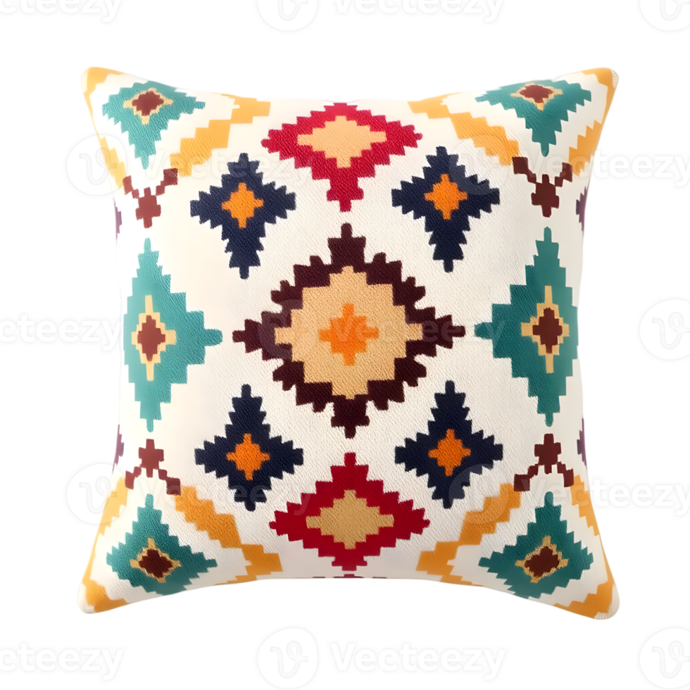 Decorative Pillow Isolated On Transparent Background png