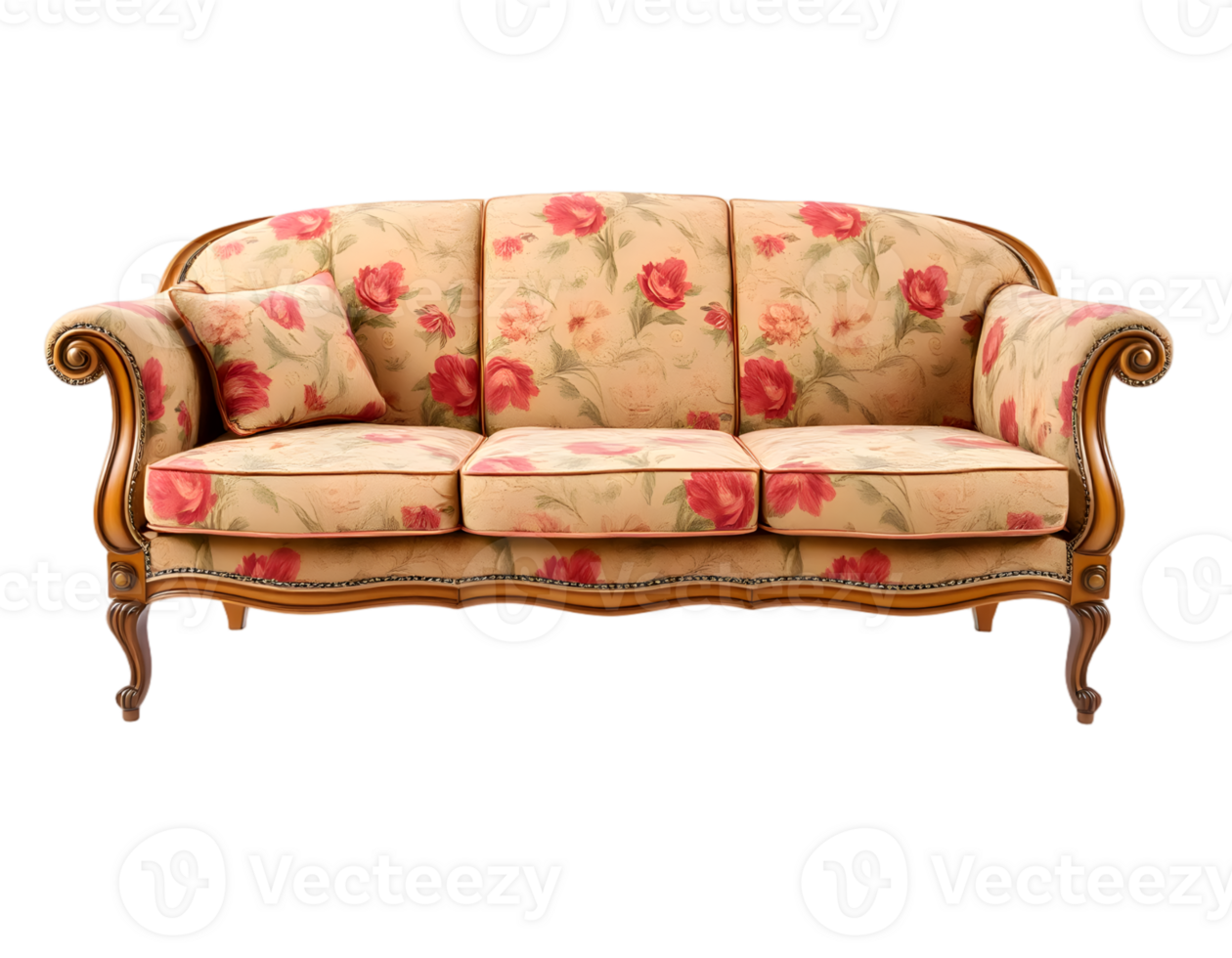 Sofa isolated on transparent background png