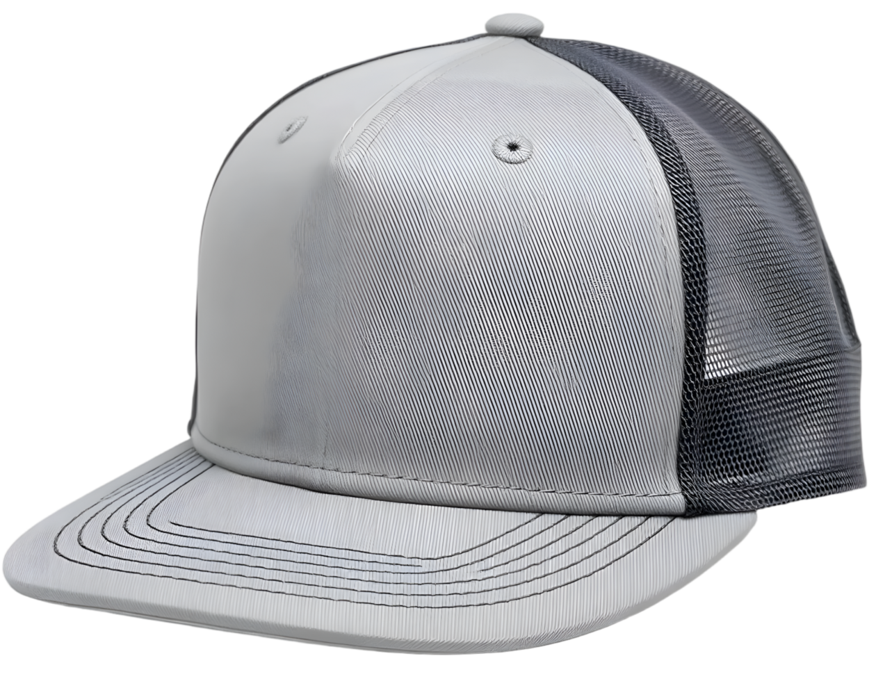 White Baseball Cap Isolated On Transparent Background With Gradient Mesh, Illustration png