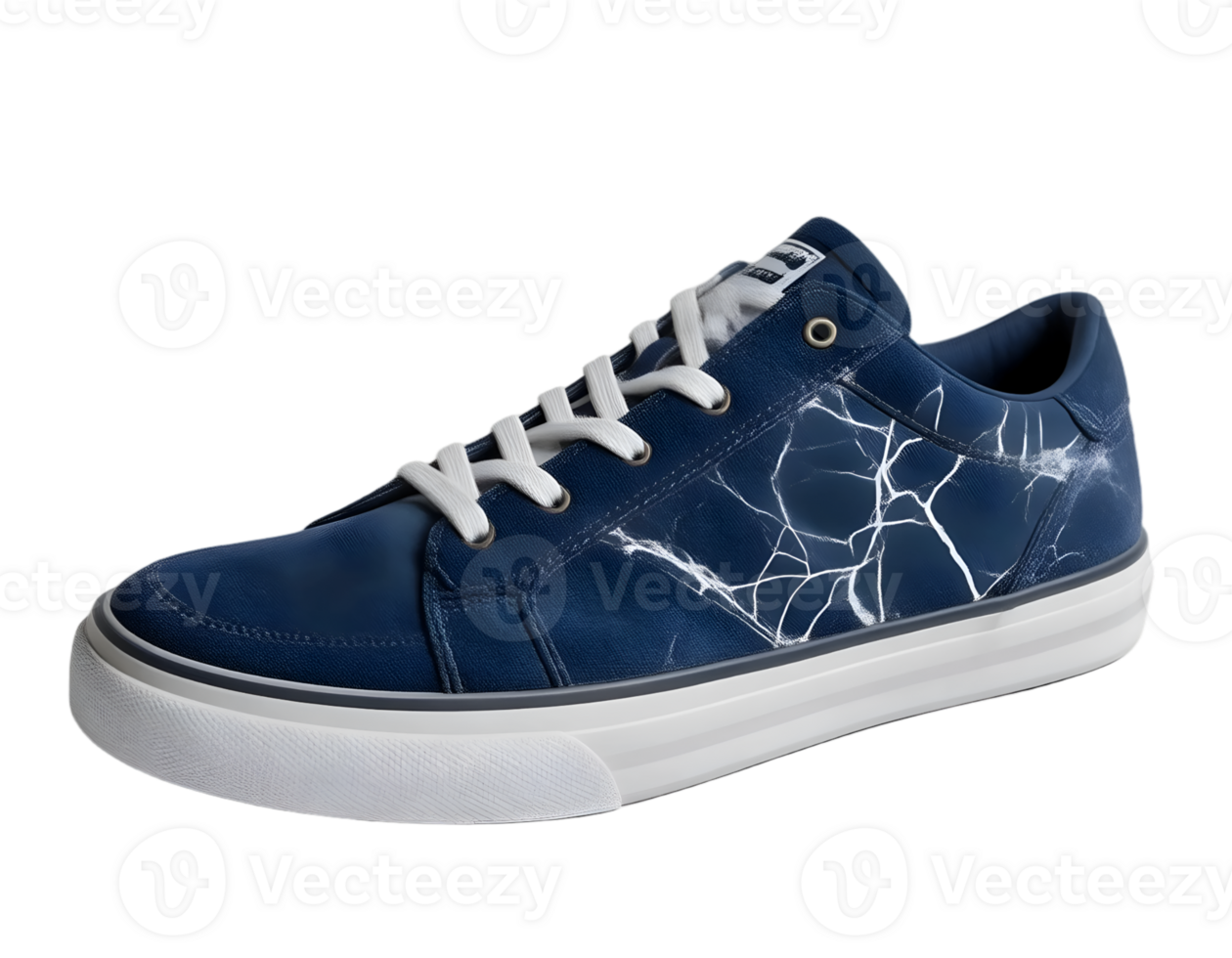 Blue sneaker isolated on transparent background png