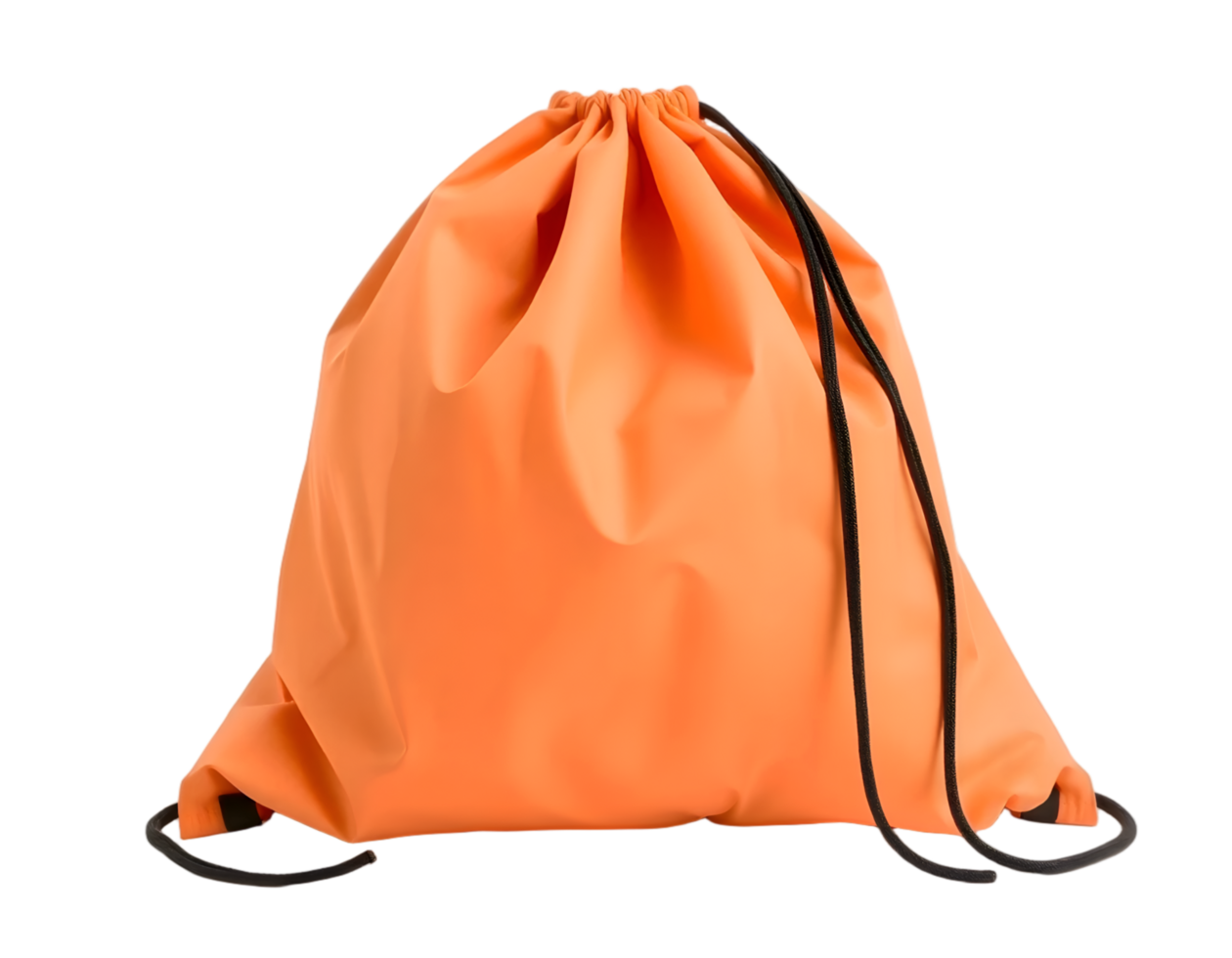 Orange bag isolated on transparent background png