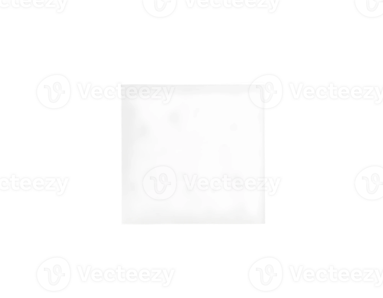 Realistic piece of white soap isolated on transparent background png
