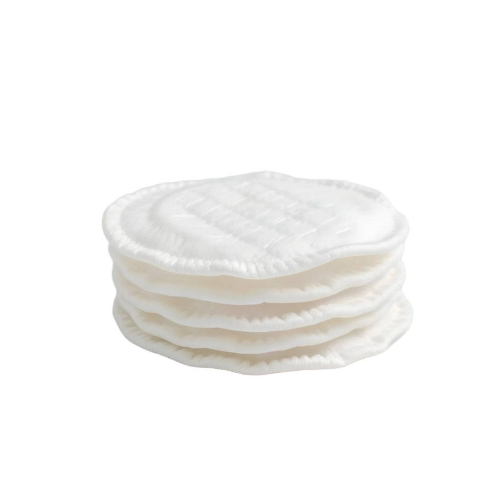 Cotton pads isolated on transparent background png