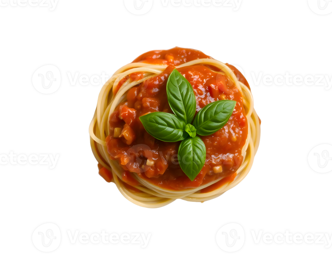 Spaghetti with tomato sauce png