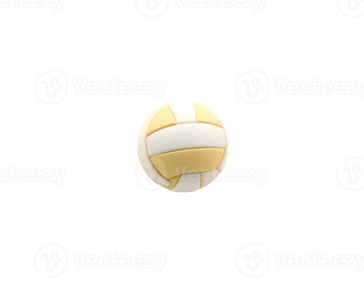 Volleyball ball icon isolated on transparent background png