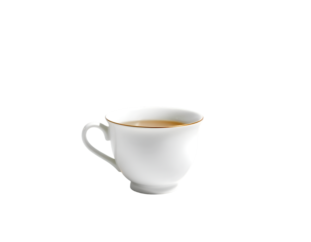 Realistic cup of tea on a transparent background png