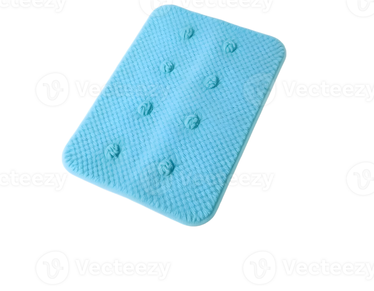 Blue rubber pad isolated on a transparent background png