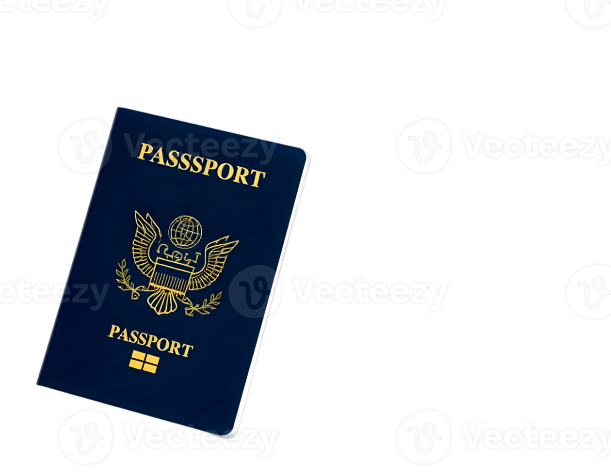 Ukrainian biometric passport isolated on transparent background png