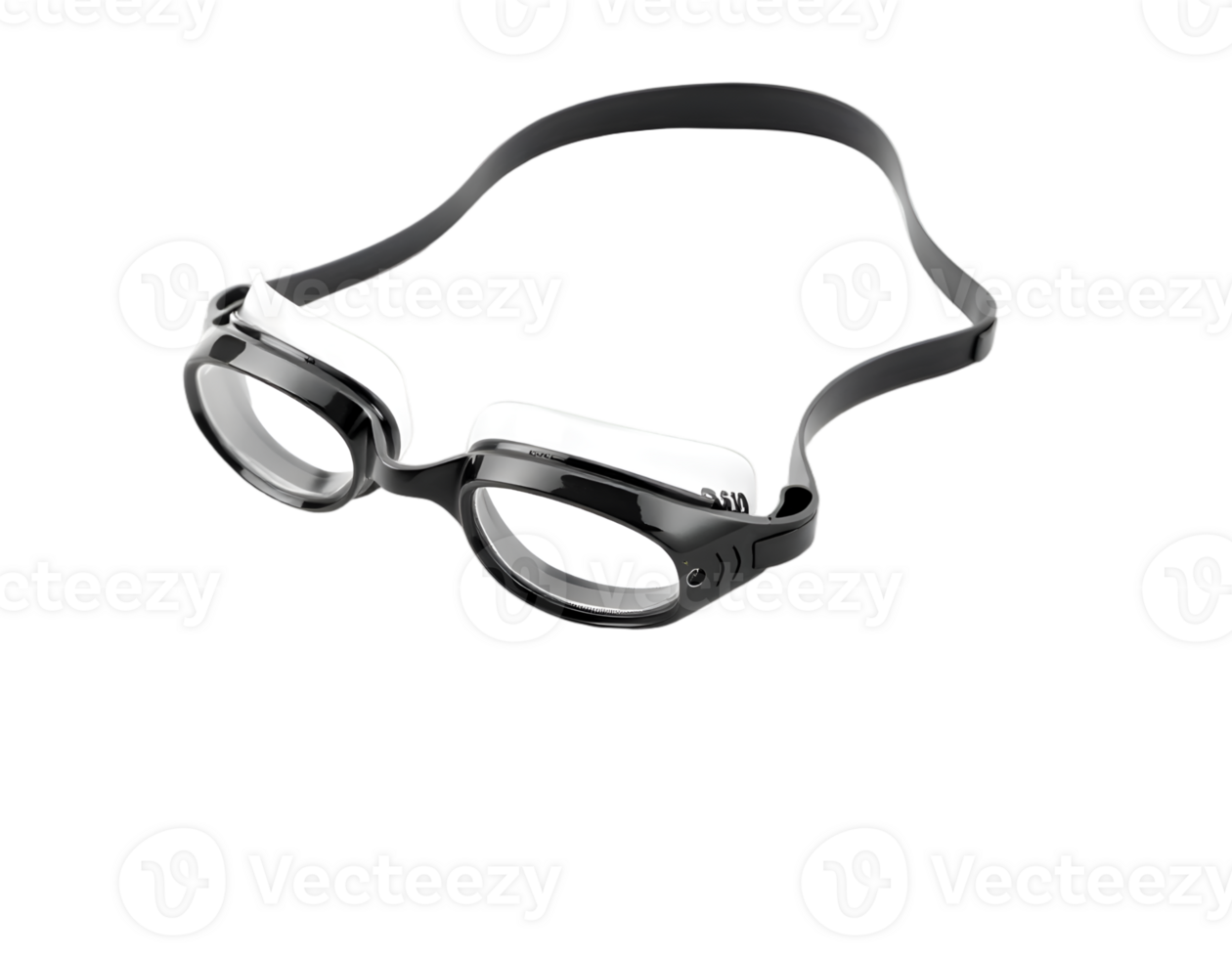 Swimming goggles isolated on a transparent background png
