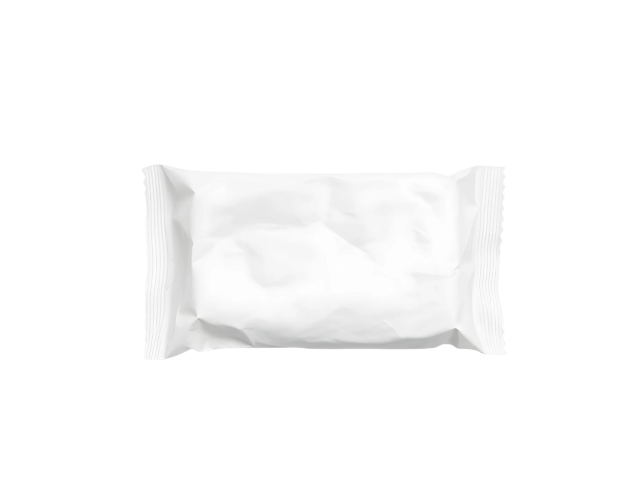 Condom package mockup isolated on transparent background png
