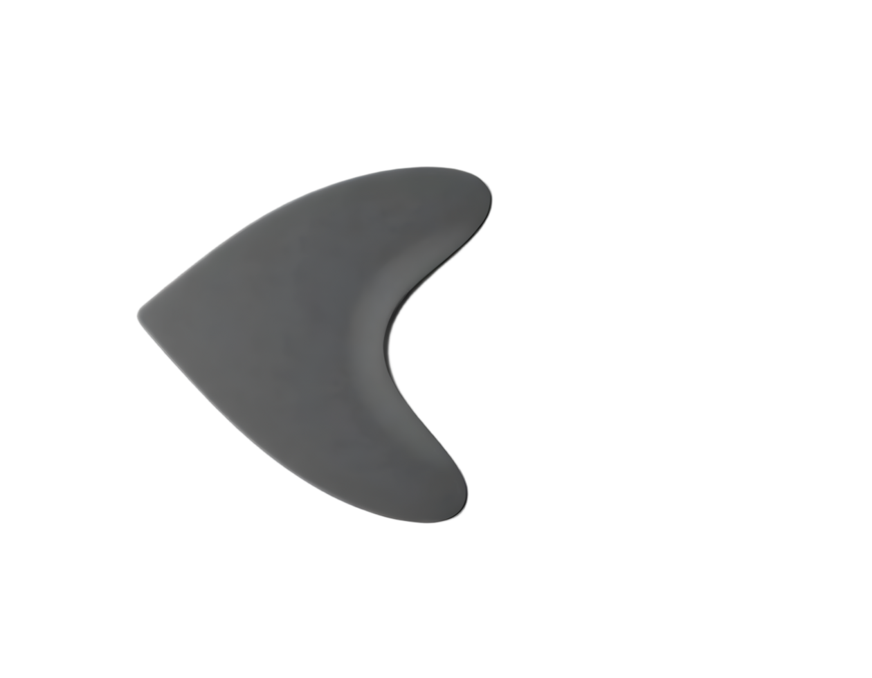 3d render of black play button isolated on a transparent background png