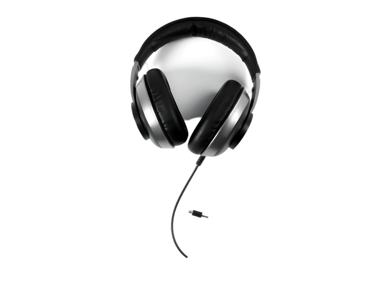 Realistic 3d Headphones Isolated on Transparent Background png