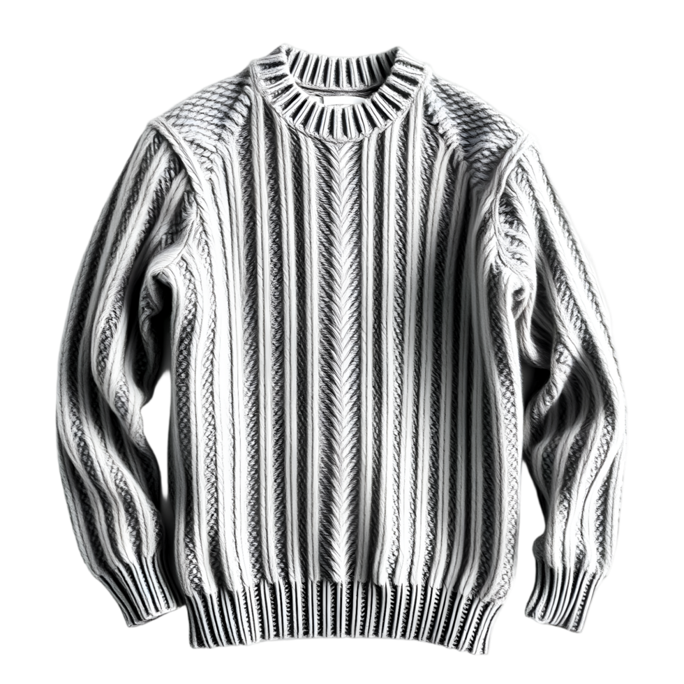 Sweater isolated on a checkered background png