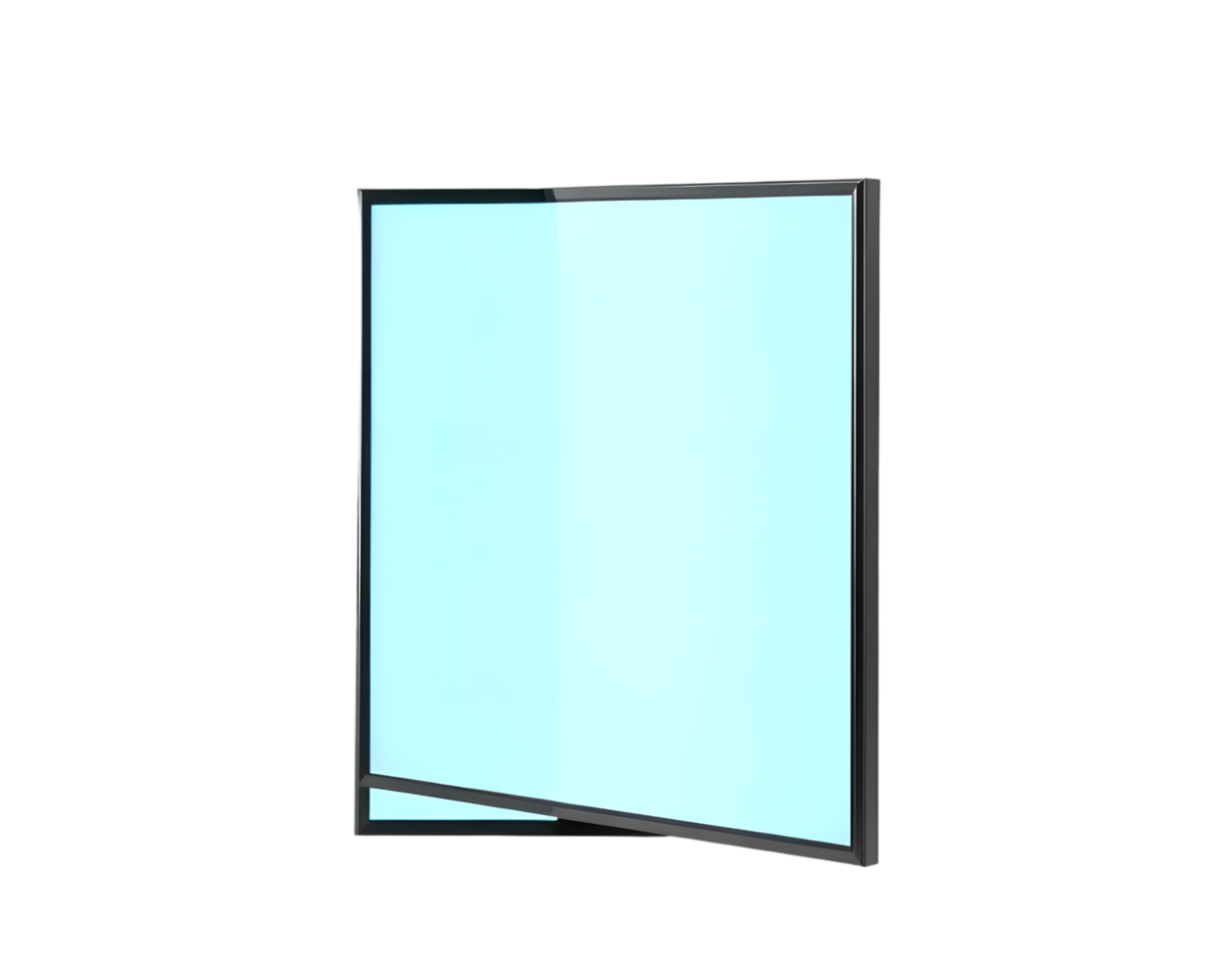 Glass window isolated on transparent background png