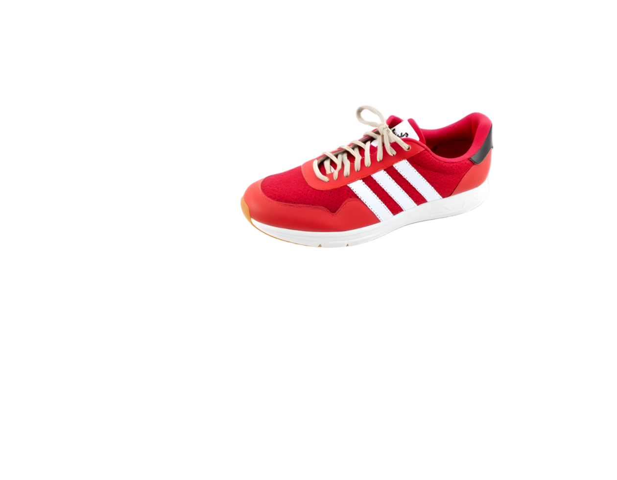 Red Sneakers Isolated Transparent Background With Gradient Mesh, Illustration png