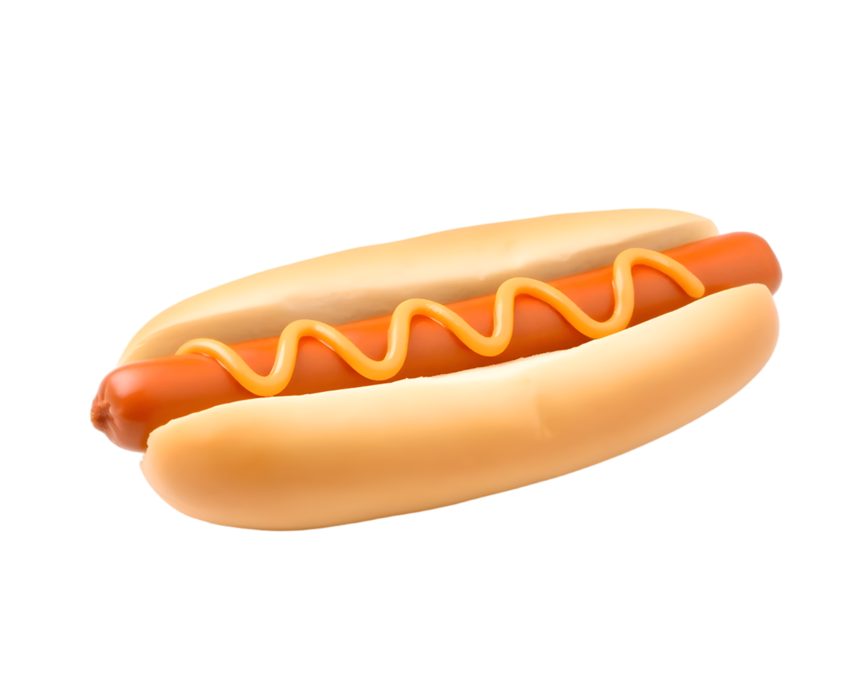 Hot dog isolated on transparent background png