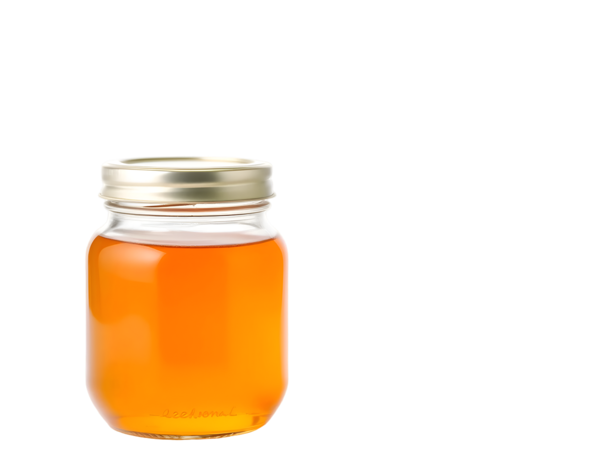 Honey jar isolated on transparent background png