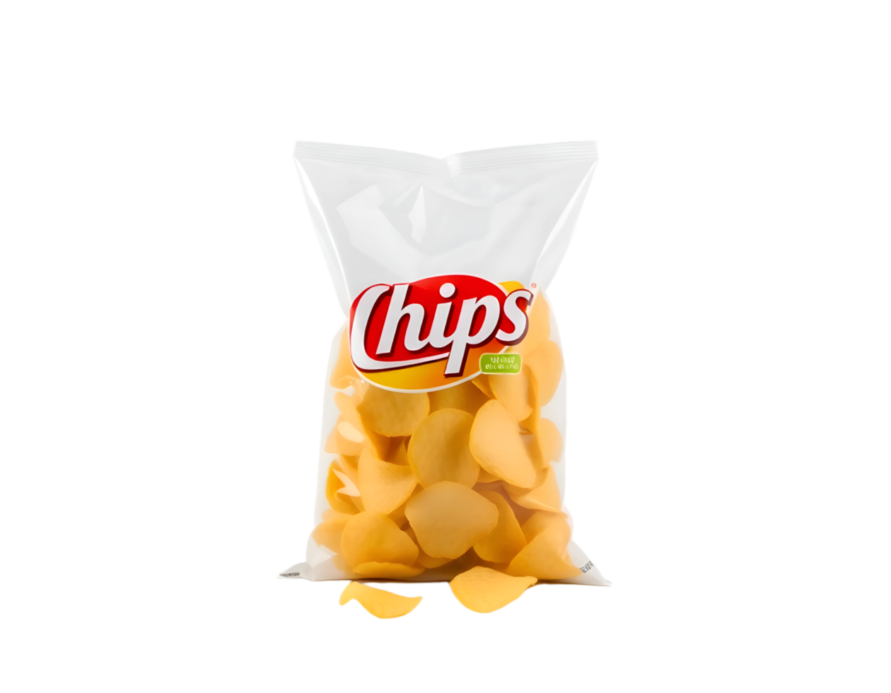 Realistic Detailed 3d Packaging of Potato Chips png