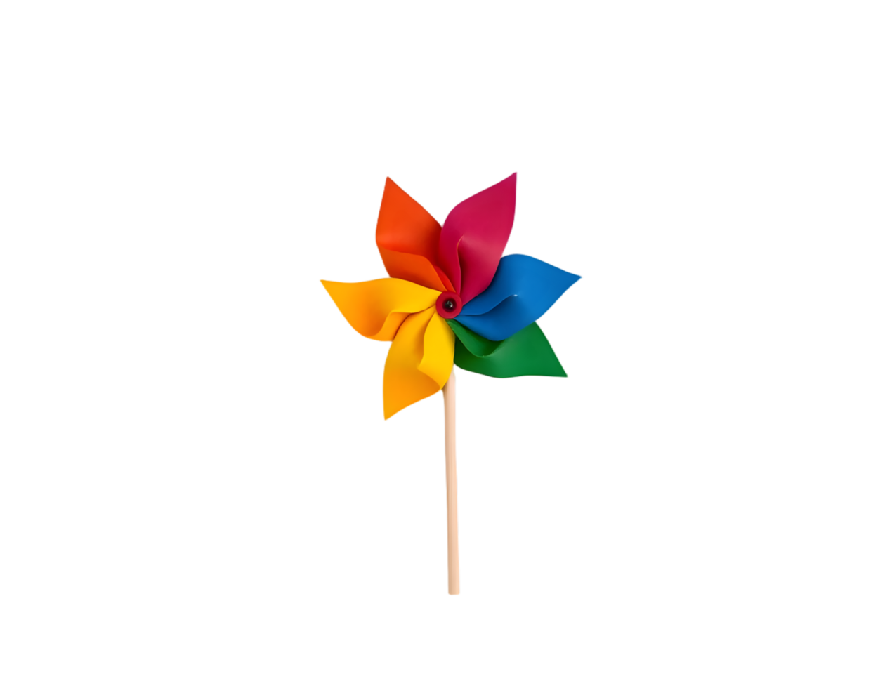 Pinwheel isolated on transparent background png