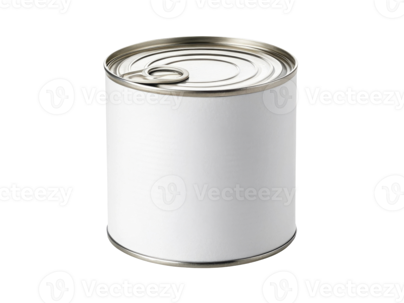 Empty can with pull tab, suitable for various food items png