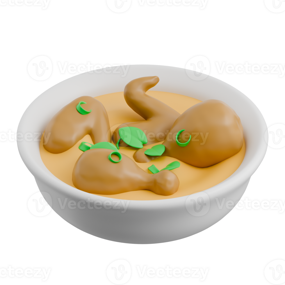 Ramadan Chicken Curry 3D Ramadan Icon png