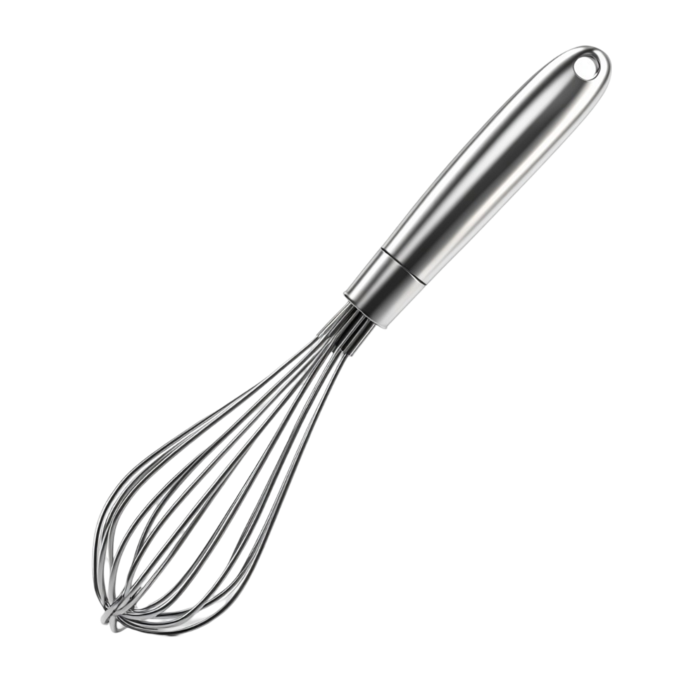 Silver Wire Kitchen Whisk png