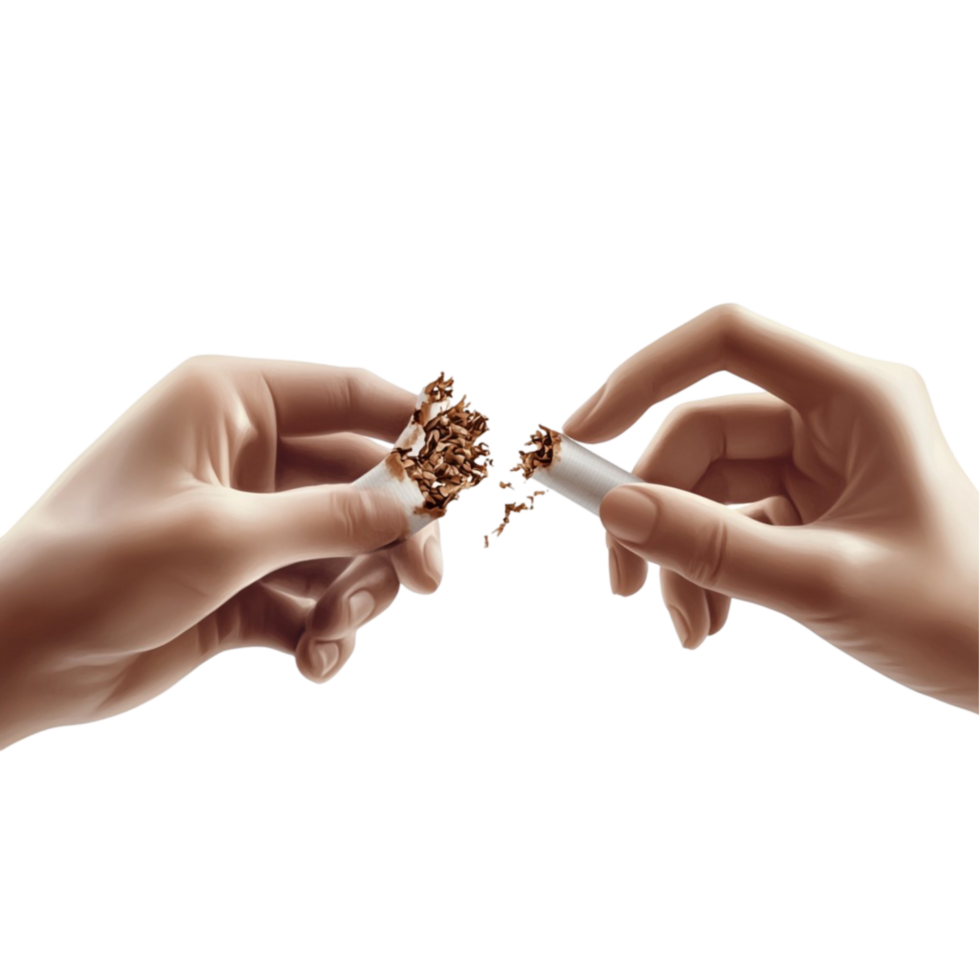 Two Hands Holding Cigarettes png