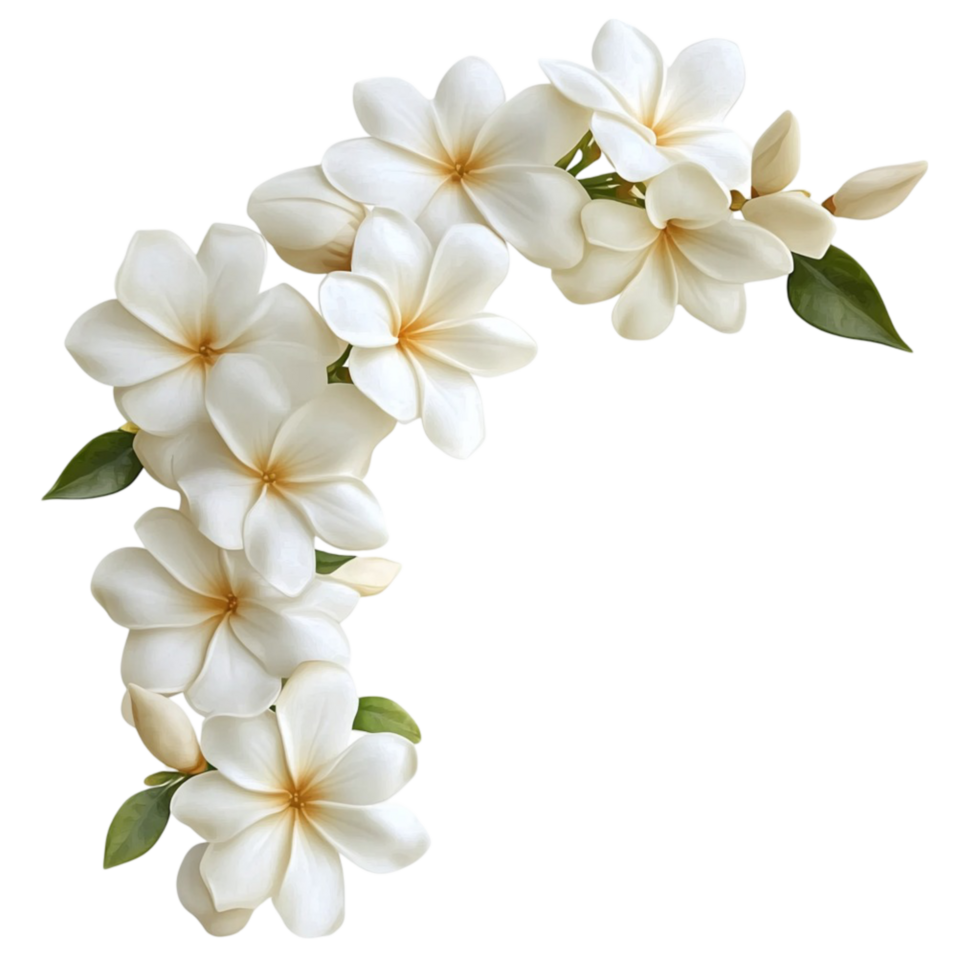White Jasmine Flower Arrangement png