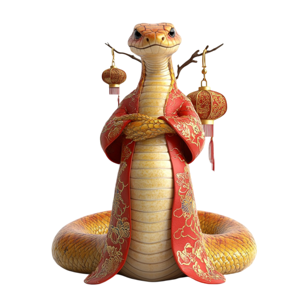 Cobra Snake with Flute png