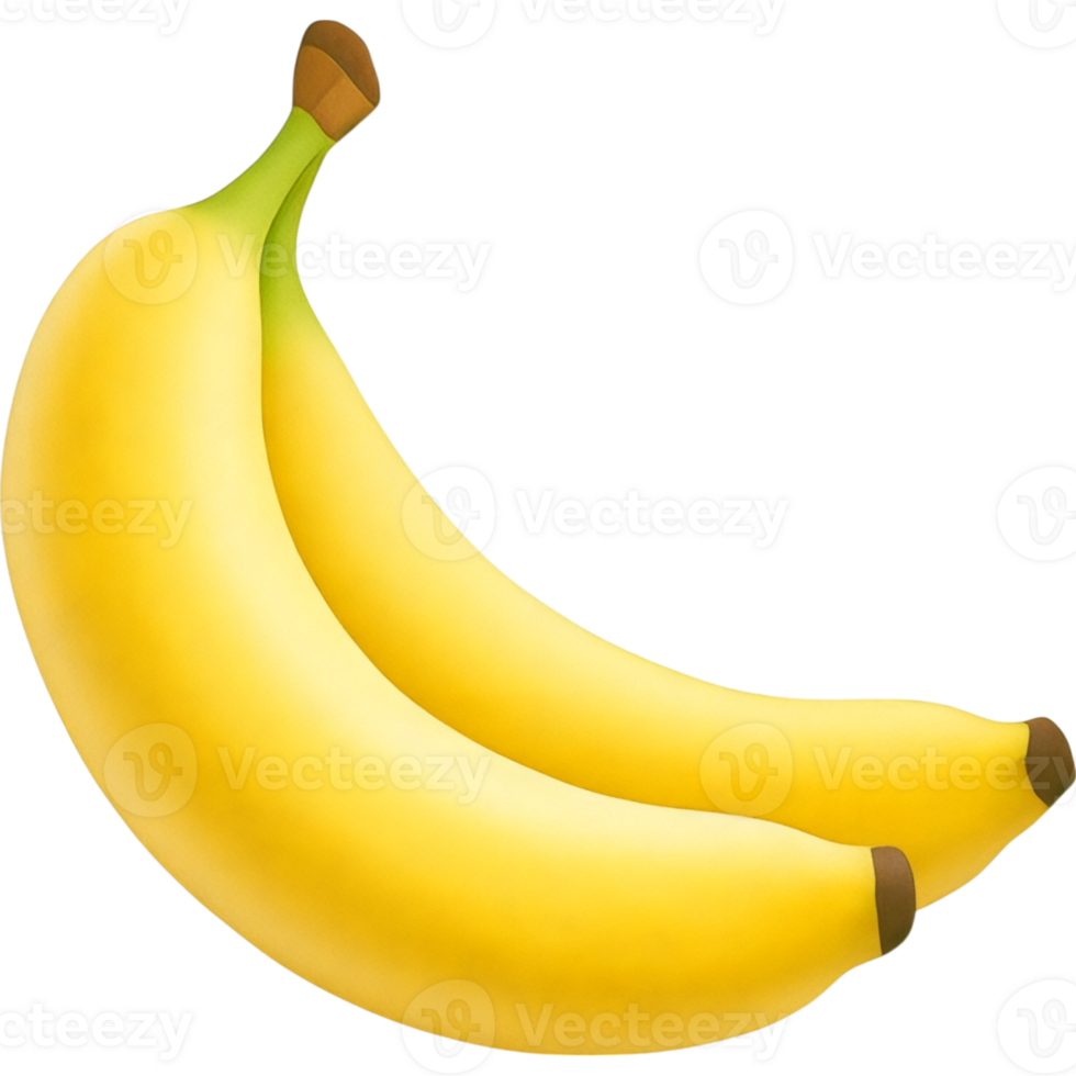 Two Ripe Yellow Bananas png