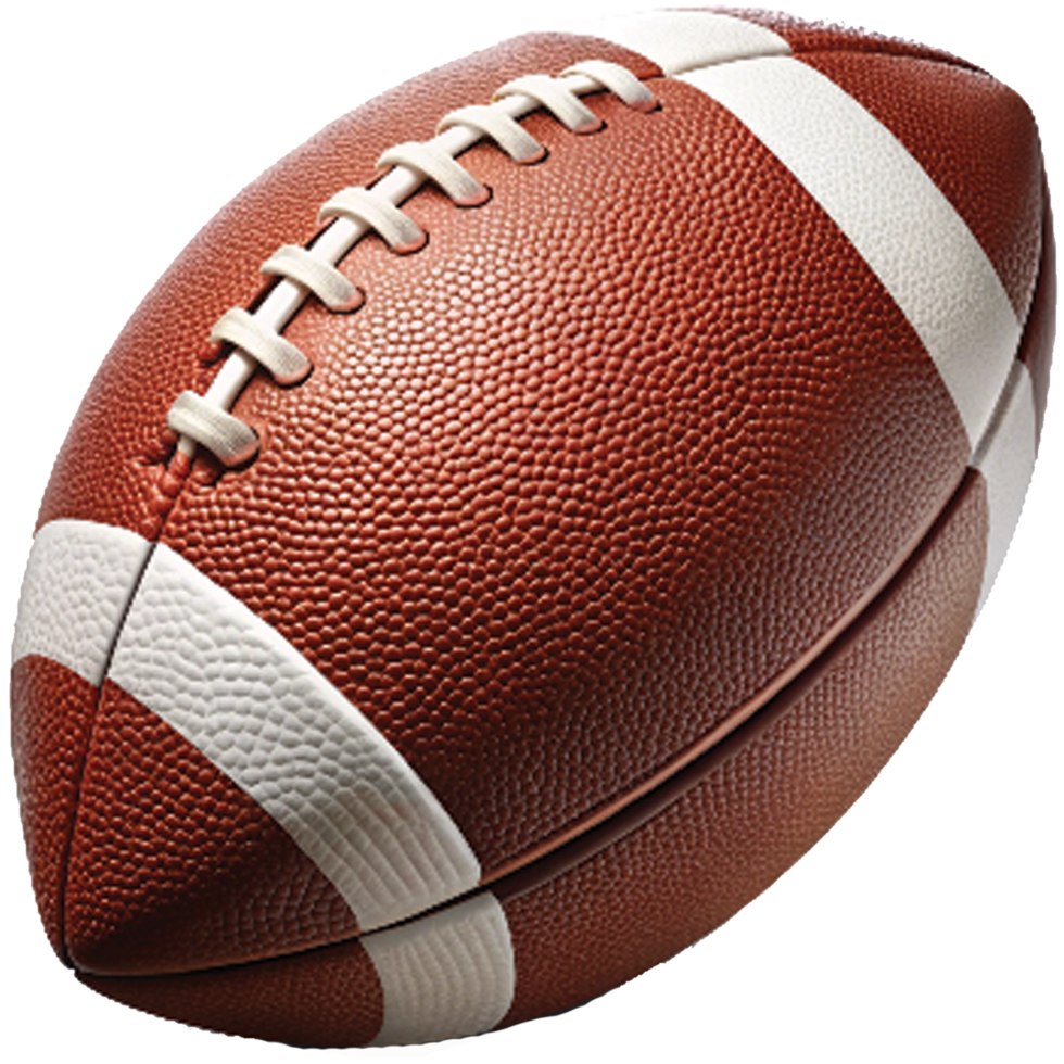 American Football illustration, American Football sport equipment isolated png