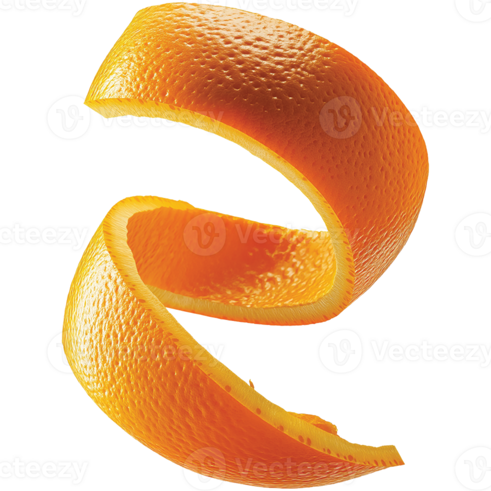 Orange Peel Spiral Design Isolated png