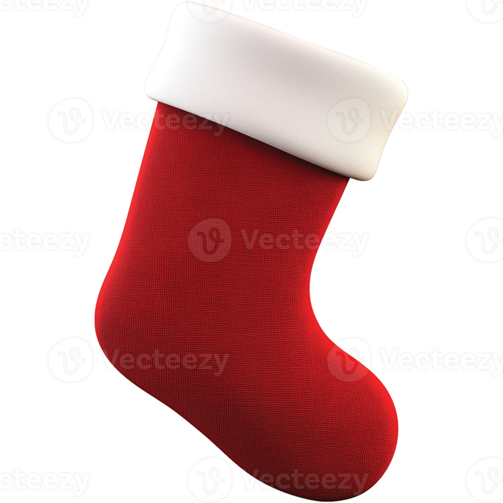 Christmas Stocking isolated, christmas socks illustration png