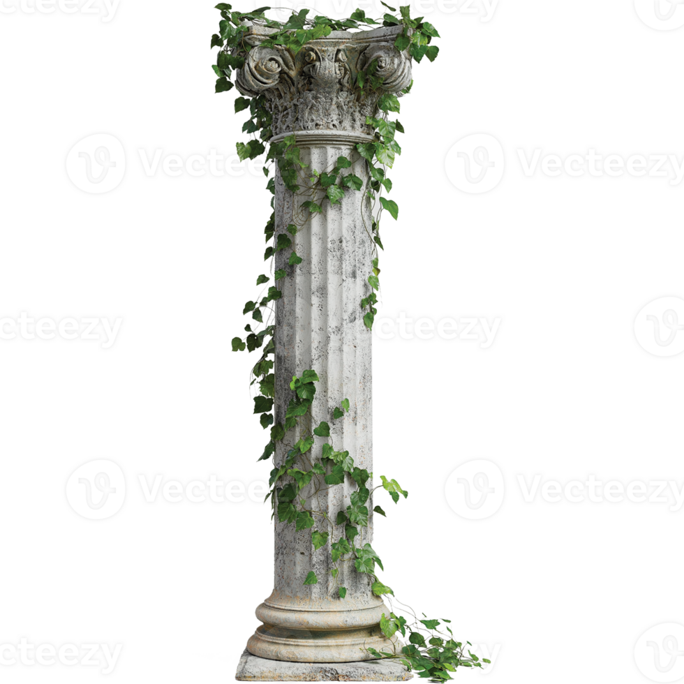 Roman column isolated png