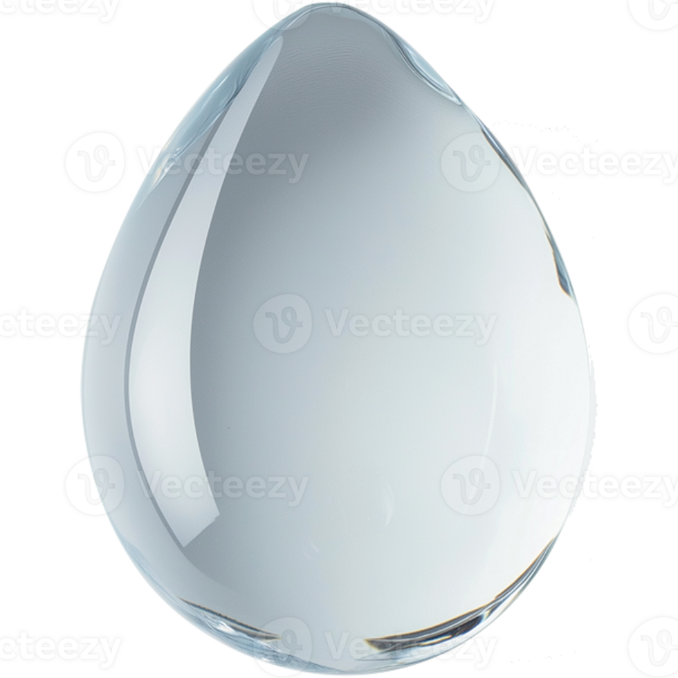 Raindrop Isolated with Natural Fluid Shape png