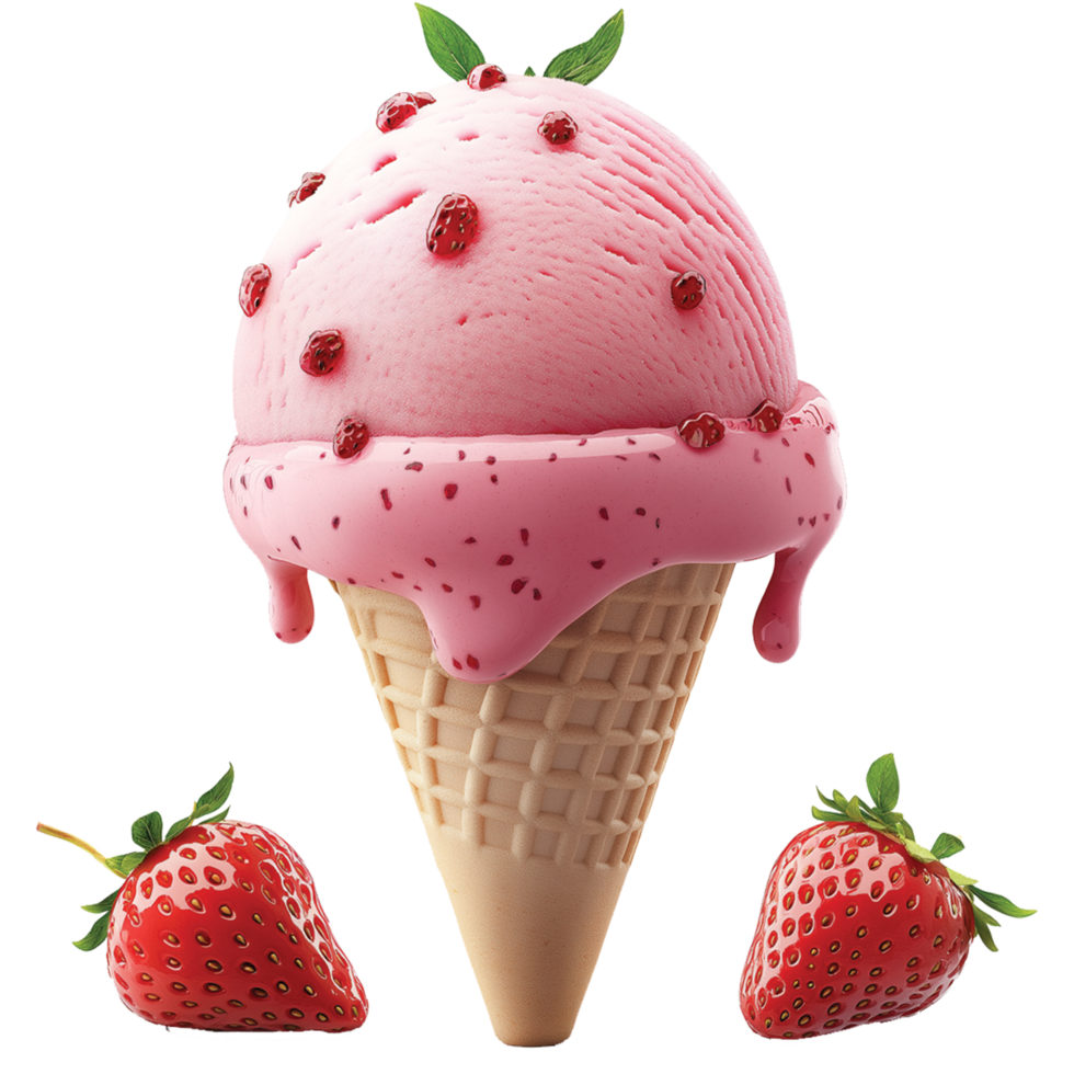 ice cream isolated, delicious ice cream illustration png