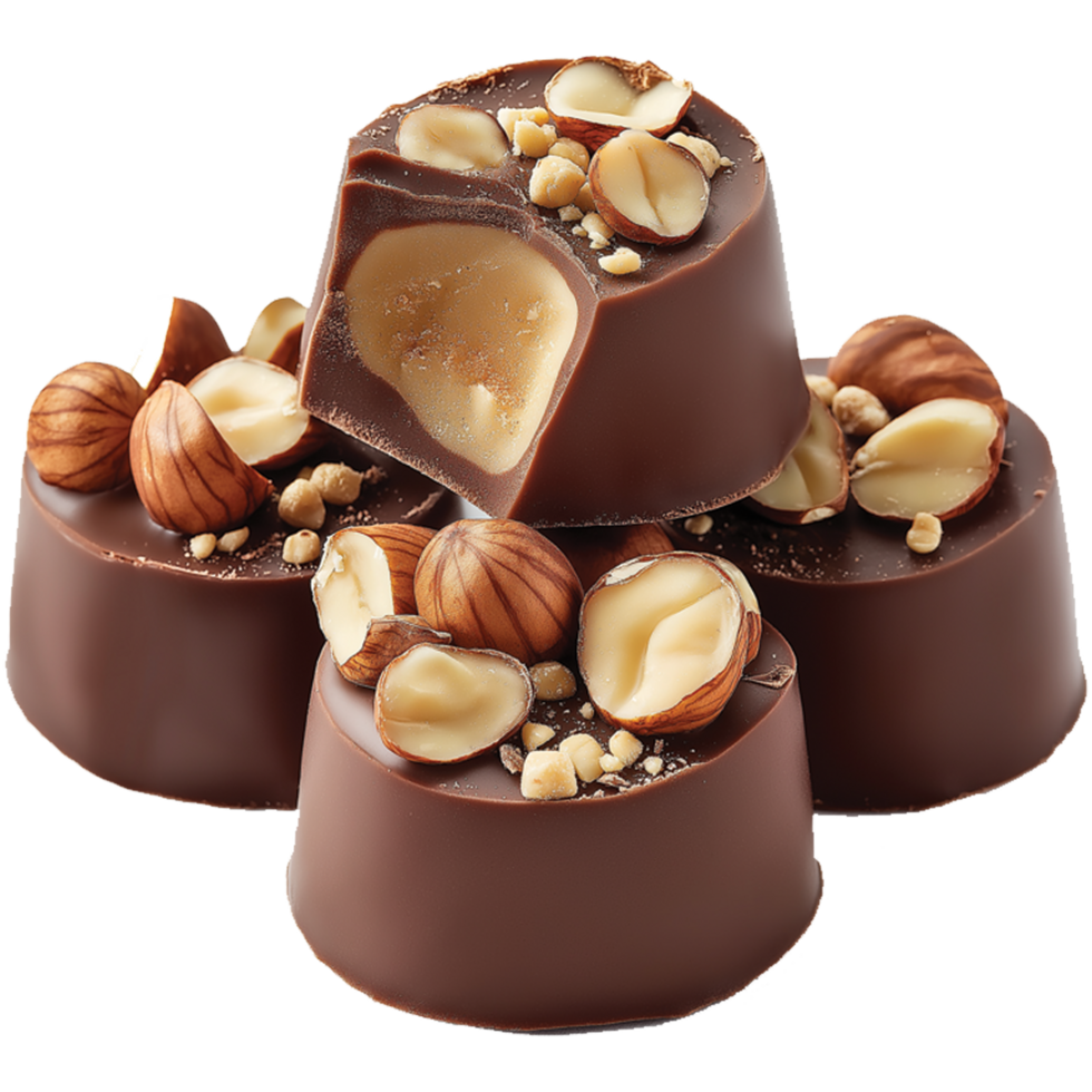Chocolate Food Illustration Featuring an Isolated Chocolate Bar png