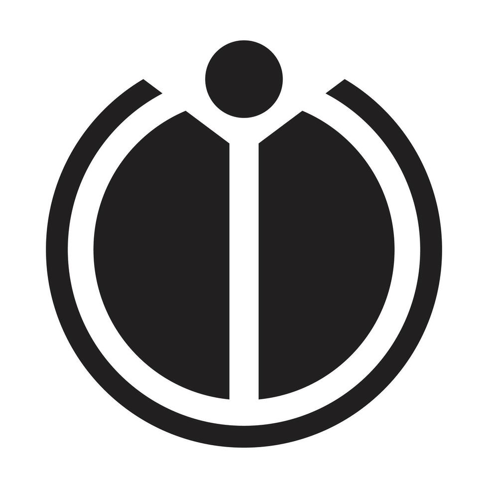 Minimalist Abstract Symbol Logo Design vector