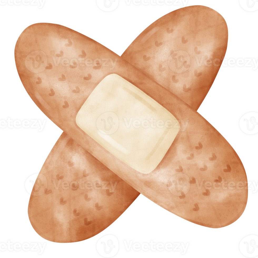 A bandage with a bandage on it png