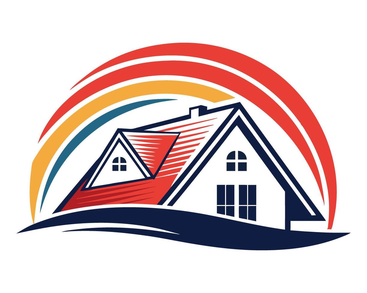 Classic and Modern Logos for Real Estate Branding vector