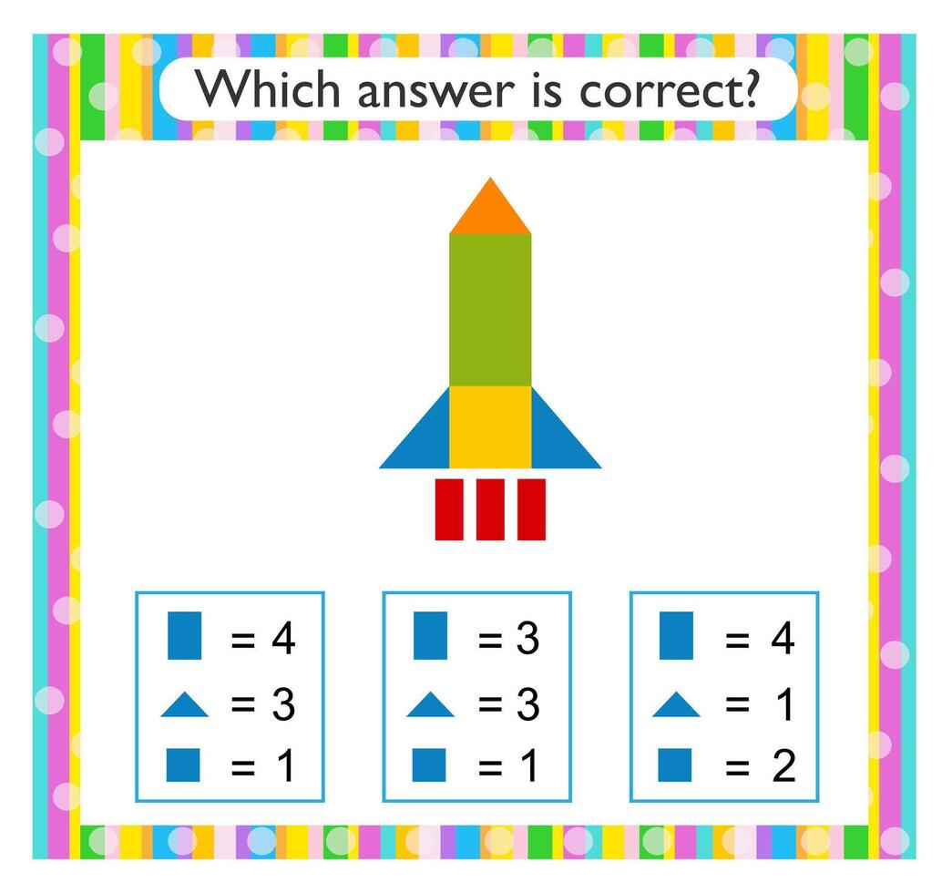 Find the correct answer. Cartoon rocket ship. vector