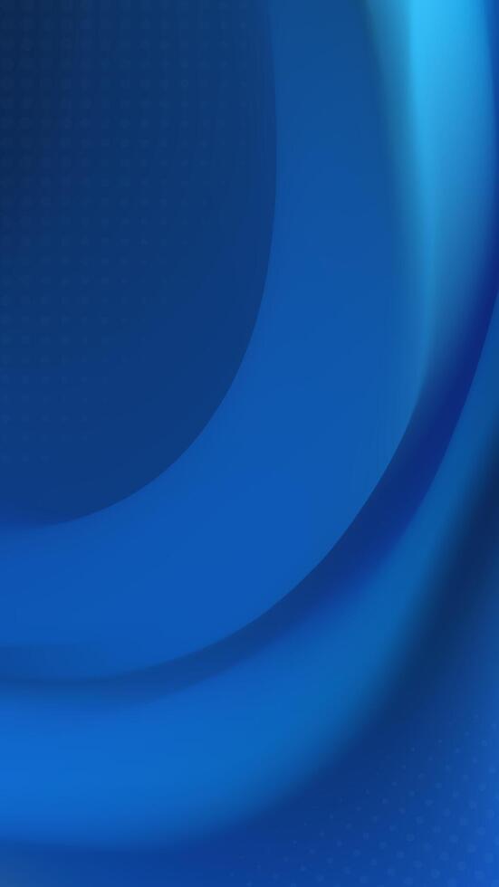 Vertical abstract background with a flowing blue curve. vector
