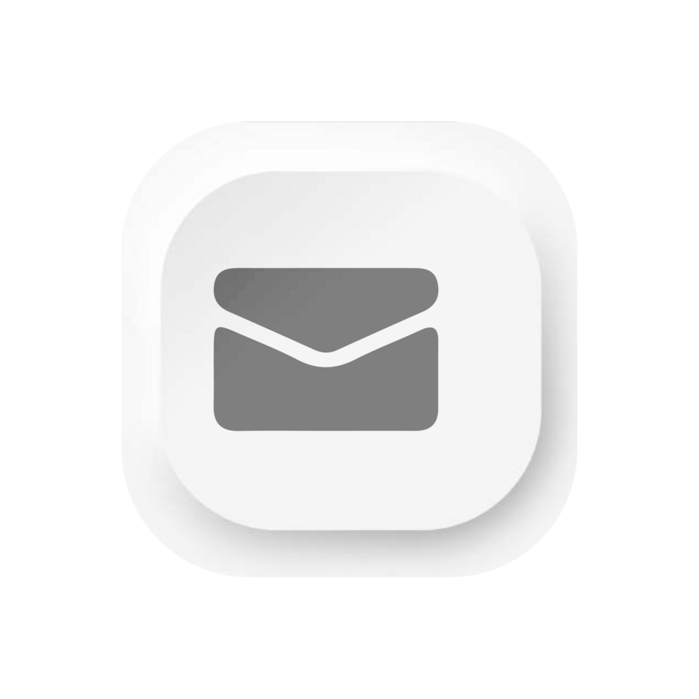 An email icon in a flat shape flat illustration flat png