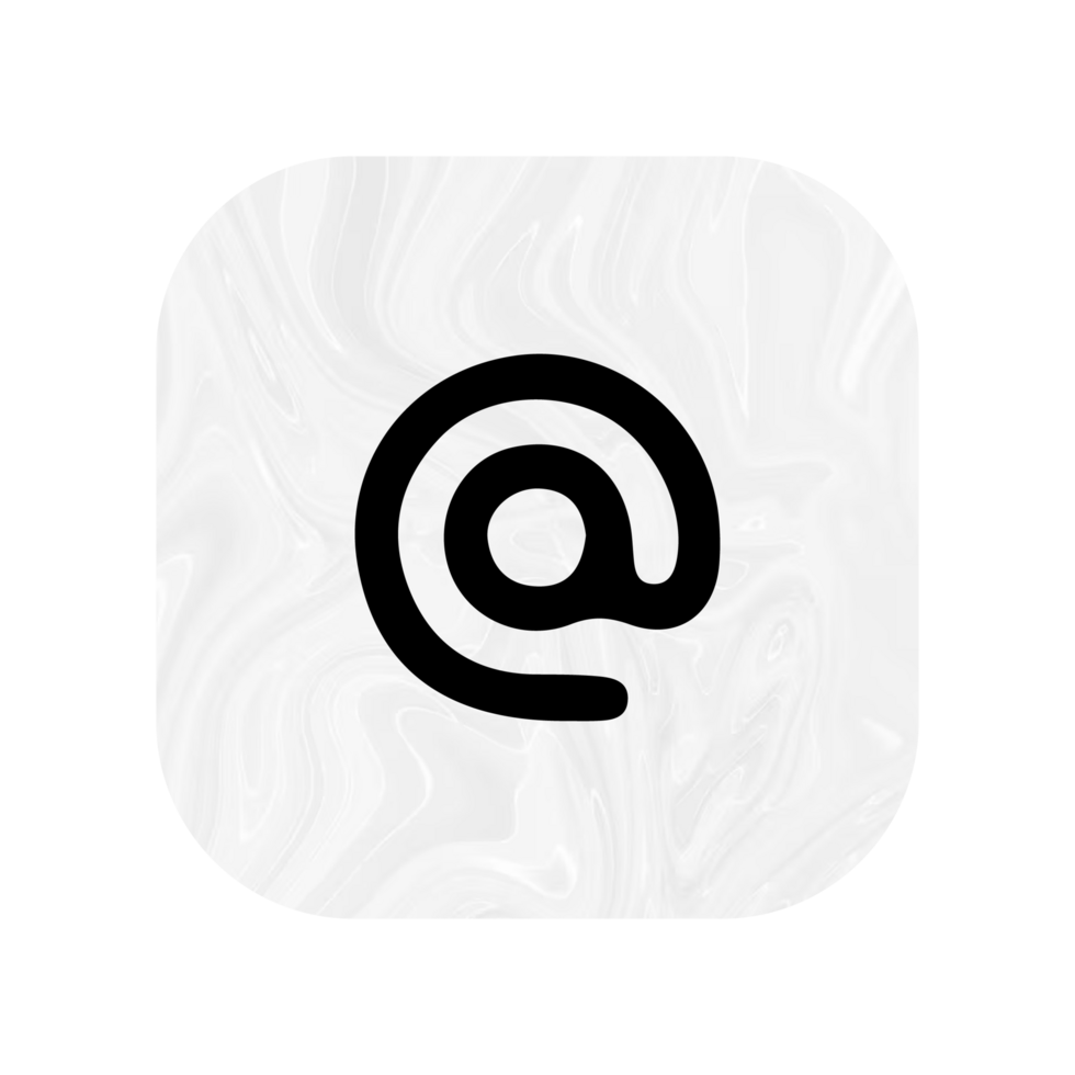 A white and black icon with the letter a png